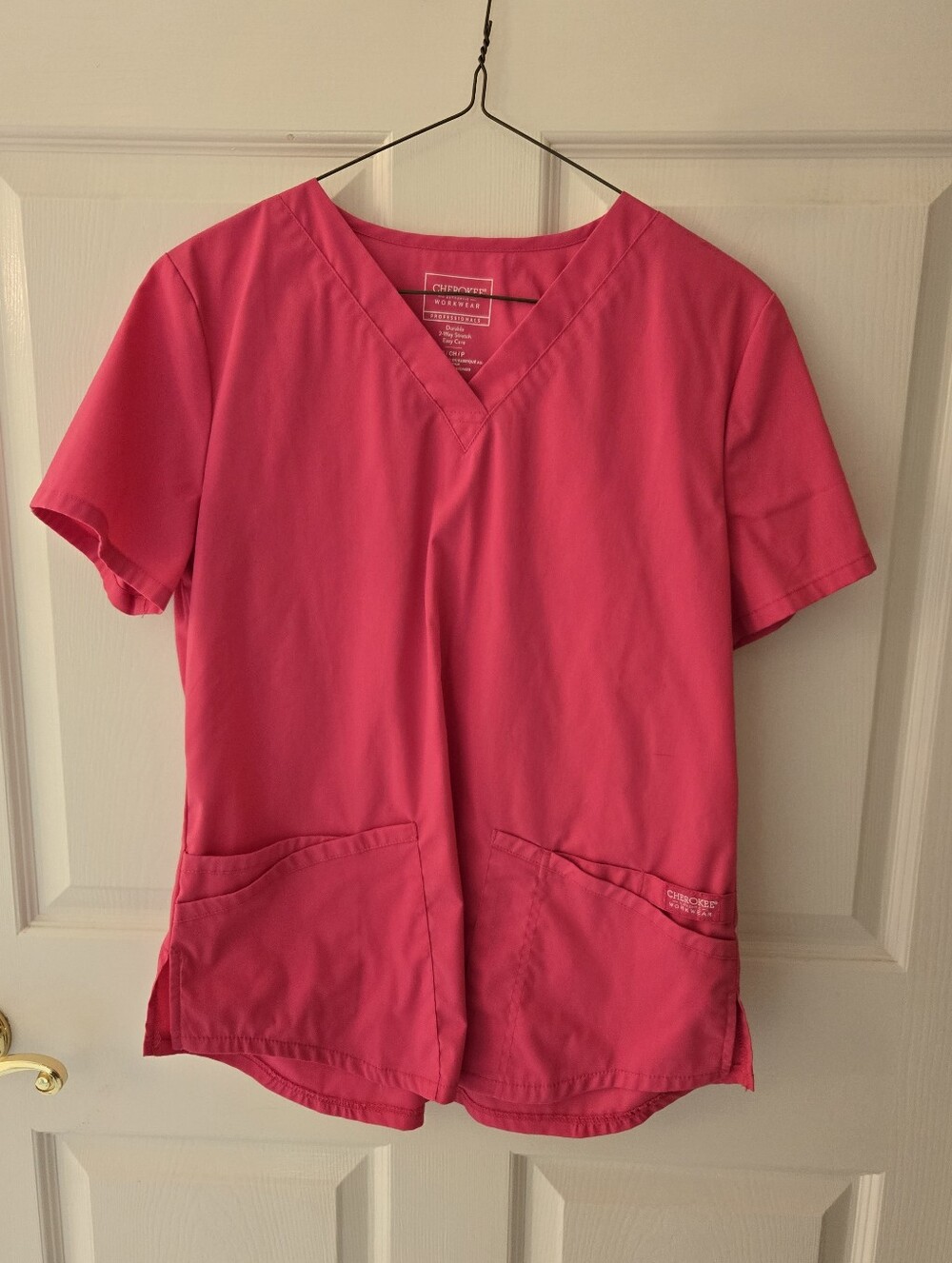 Cherokee V Neck Scrub Top Small
